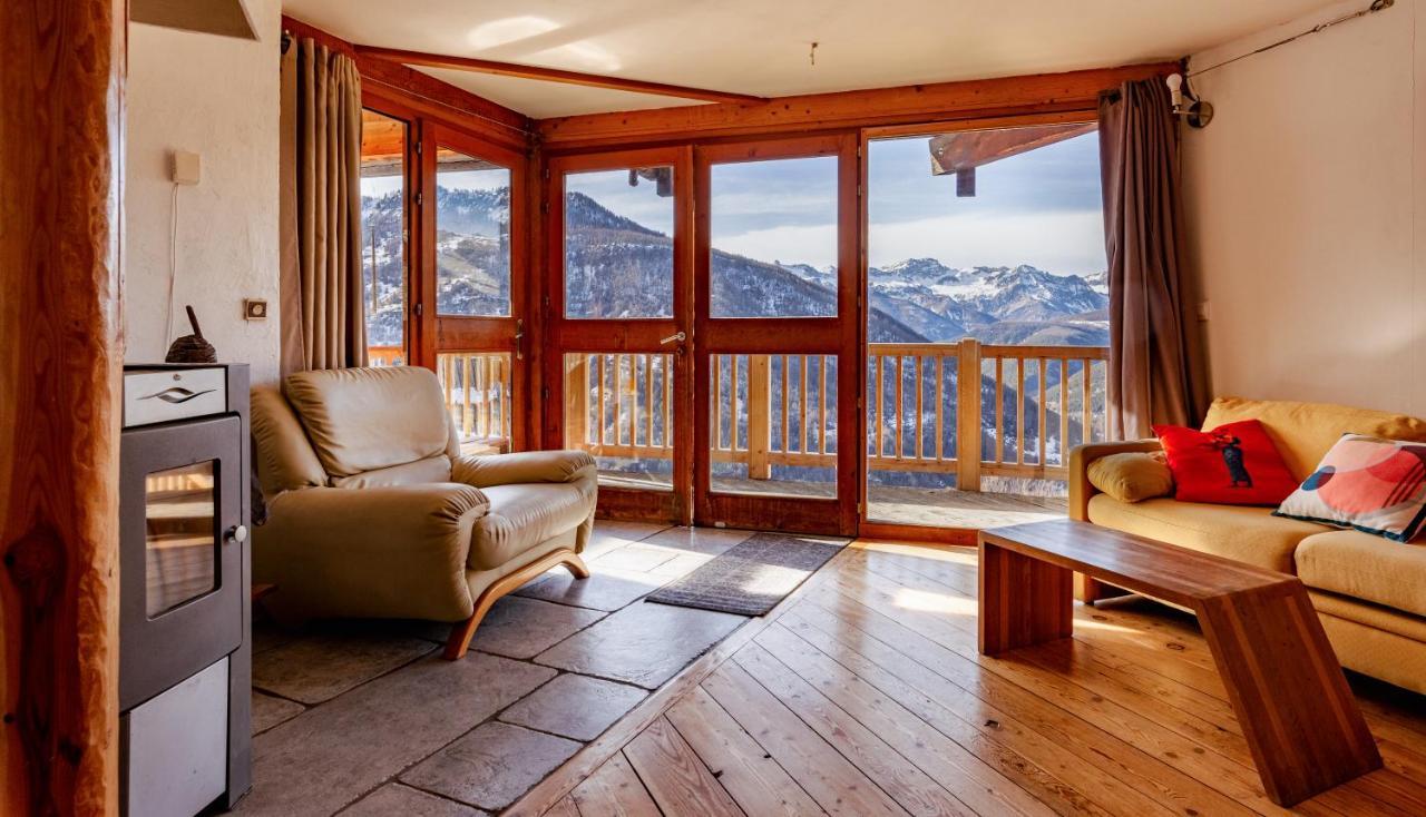 Chalet Panoramique Château-Ville-Vieille Buitenkant foto