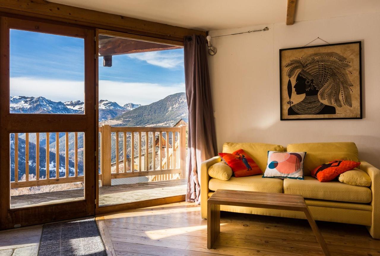 Chalet Panoramique Château-Ville-Vieille Buitenkant foto