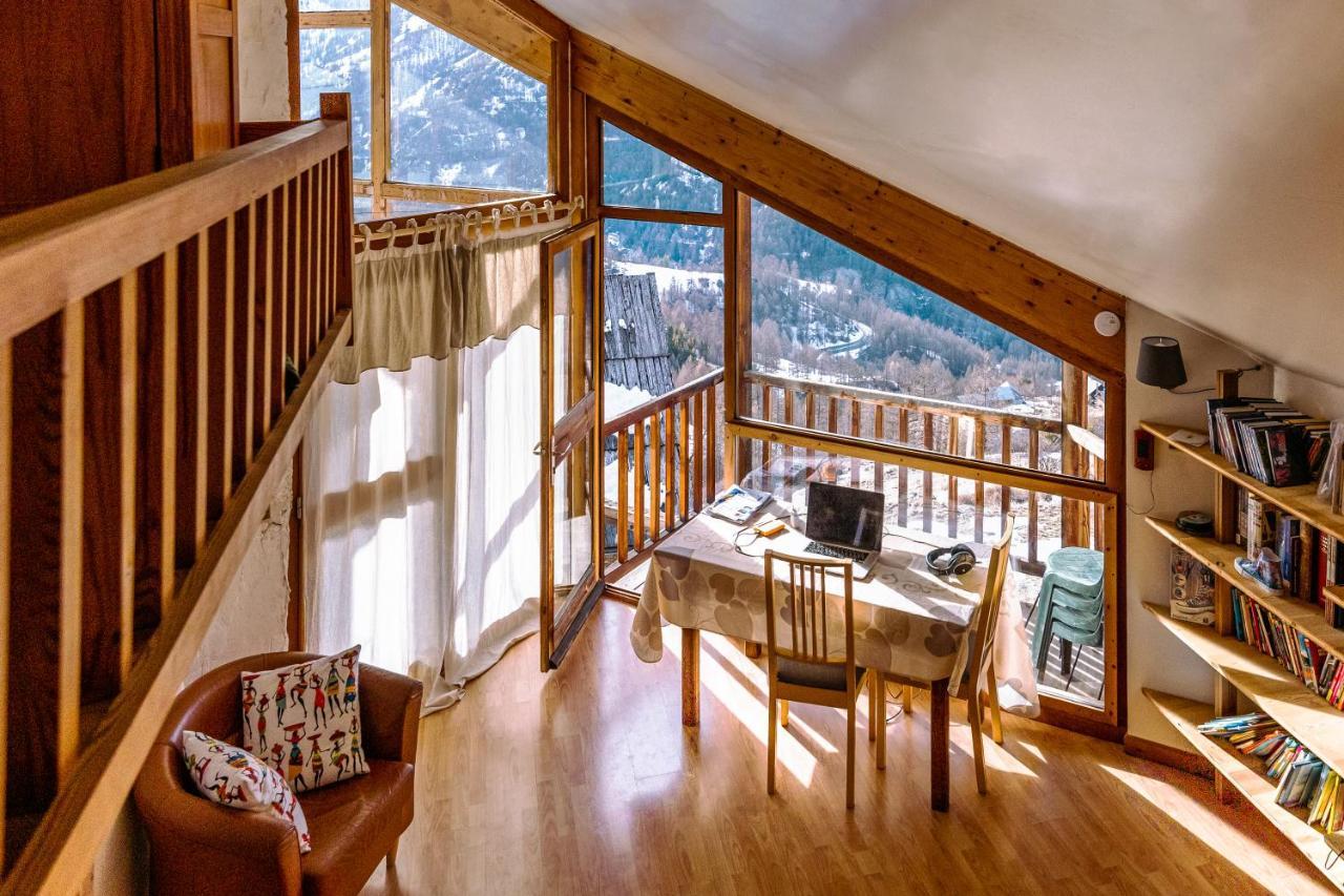 Chalet Panoramique Château-Ville-Vieille Buitenkant foto
